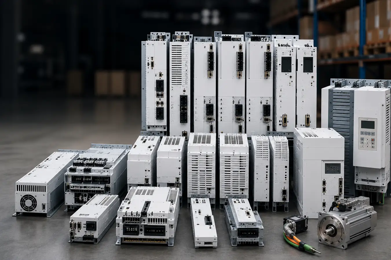 Lenze Frequenzumrichter und Servoantriebe aus der Industrieautomation